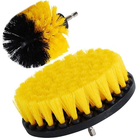 3-in-1 Reinigungsset + 5-zoll-mittelstarke Hochleistungs-elektrobürste Für Bad, Dusche, Fliesen Und Fugen
