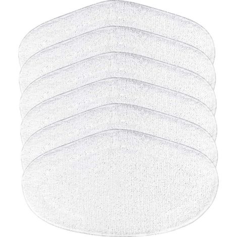 6 Wiederverwendbare Mopppads Als Ersatz Für Die Vaporetto Vaporforce Bürste (paeu0332), Waschbare Ersatzmopps Für Die Polti Vaporetto Vaporforce Bürste (6 Stück Für Polti)