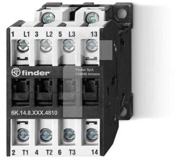 Leistungsschütz Finder 6k.14.8.024.4810 10a 400v Ac3