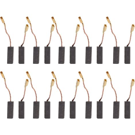 Kupfer-zubehörset Für Bohrmaschinen Und Schleifmaschinen, 20 Stück Kohlebürsten (5 X 8 X 15 Mm)