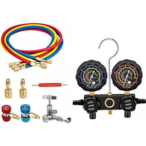 Manometer-set Für Klimaanlagen, Kältemittelzähler Für Auto Und Haushalt, Kältemittelverteiler-set, R410a, R22, R134a, R404a