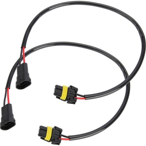 9006 Auf H11 Kabelverbinder, 2 Stück/set Konverterkabel, Wasserdichter Kupferkern Für Nebelscheinwerfer