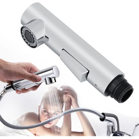 Ausziehbarer Brausekopf Für Armaturen – Kompatibel Mit Küchen- Und Badarmaturen – Verstellbarer Wasserstrahl – Universelles Ersatzteil