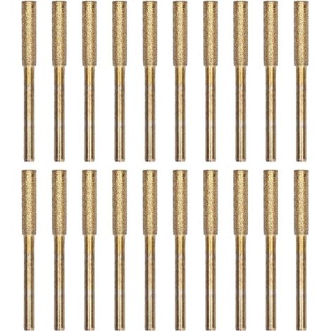 20-teiliges Kettensägen-schärfset, Schleifkopf, Rotationsfeilen-schärfset, 4 Mm Gold