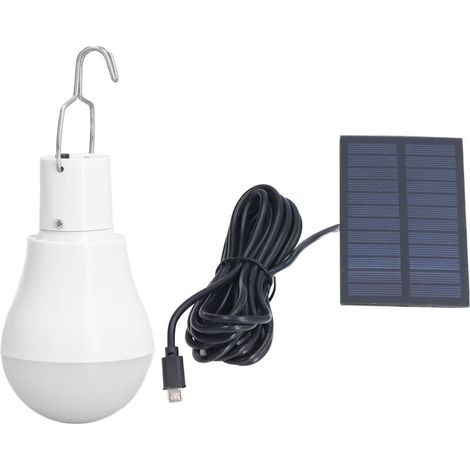 Energiesparende Solarlampe, Weißes Licht, Usb-solar-led-lampe Für Camping Und Notfälle, Mit Haken