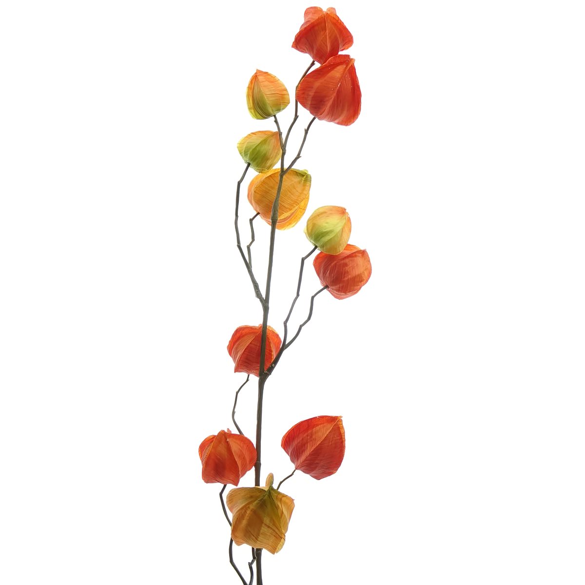 Gasper Lampionpflanze - Physalis Orange 80 Cm - Kunstblumen