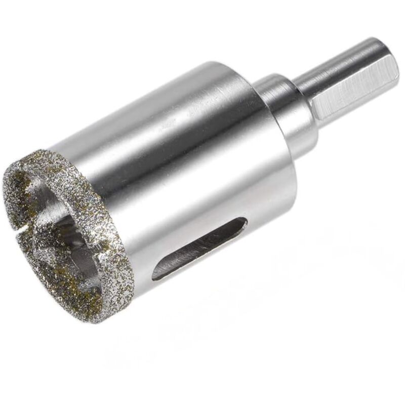 Diamantbohrer Mit Positionierbohrer, Lochsäge Für Glas – Schaftdurchmesser 10 Mm, Durchmesser 30 Mm, Bohrtiefe 36 Mm