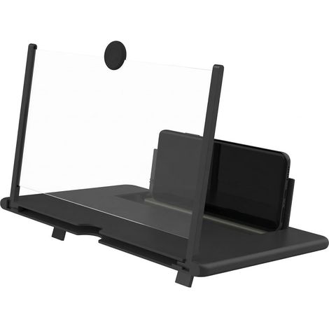 Bildschirmvergrößerungsgerät: Tragbares 12-zoll-hd-vergrößerungsgerät – Klappbares Design Mit Schiebeschiene, 3d-hd-videovergrößerungsbildschirm Dient Auch Als Tischtelefonständer.