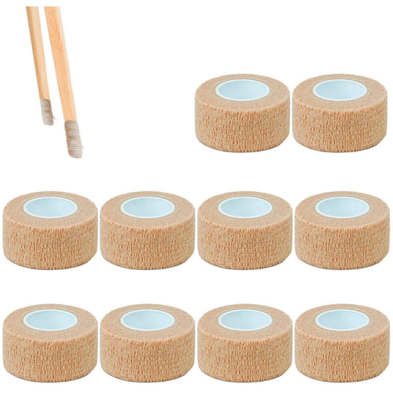 Selbstklebende Filzgleiter – Bodenschoner Für Stuhlbeine – Stuhlbeinmanschetten – 5 Cm X 4,5 M, Beige, 10er-rolle