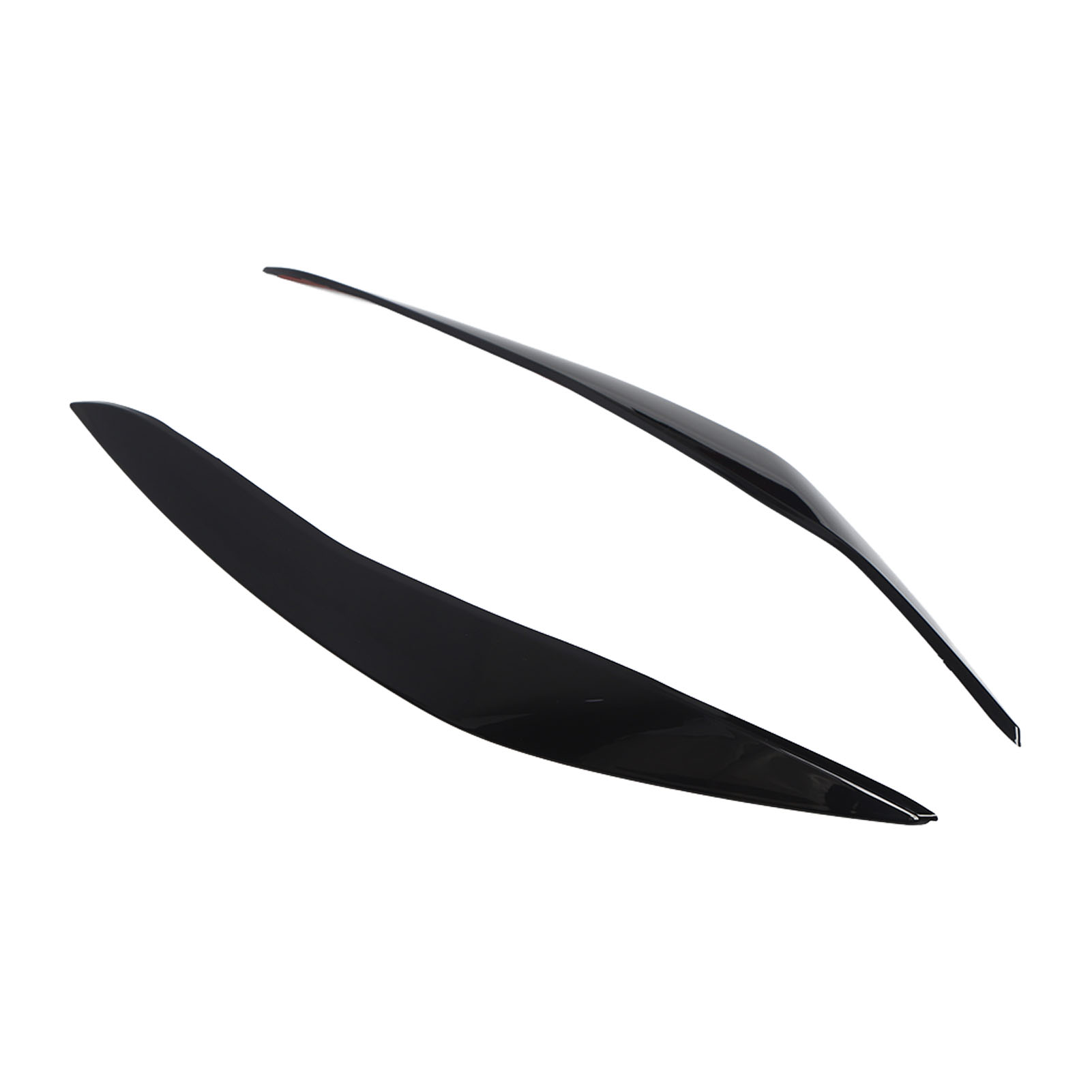 2 Stück – Linke Und Rechte Frontscheinwerferabdeckungen Für Bmw 5er F10 (vor-facelift, 2010–2013) – Schwarz Glänzend