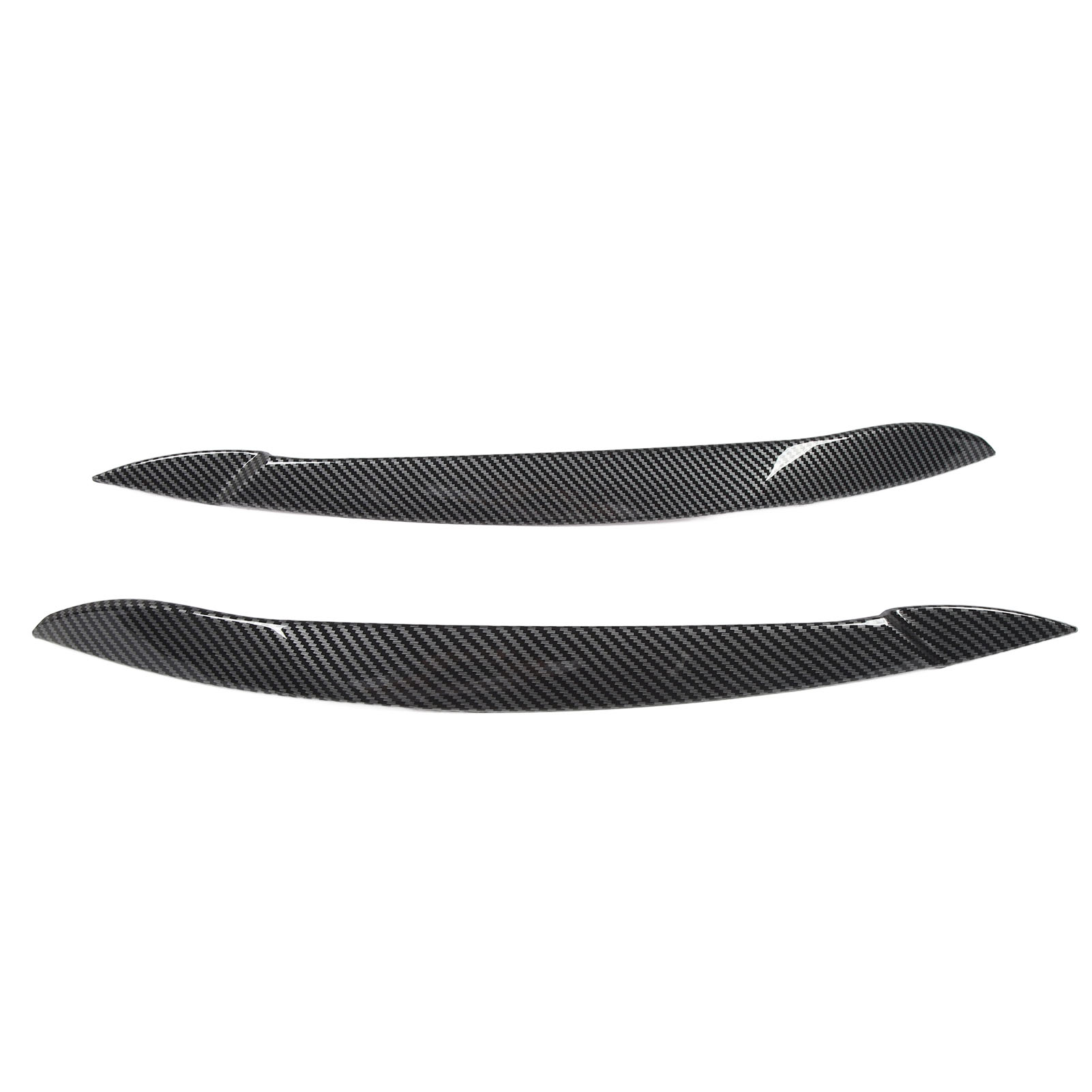 Paar Vordere Linke Und Rechte Scheinwerferblenden, Farbecht, Carbonfaser-optik, Für Bmw X5 E70 (2008-2013).