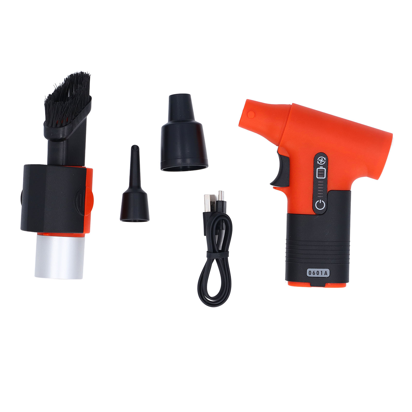Mini Jet Dry Laubbläser 120.000 U/min, Usb-aufladbar, Tragbar, Für Camping Und Auto (rot).