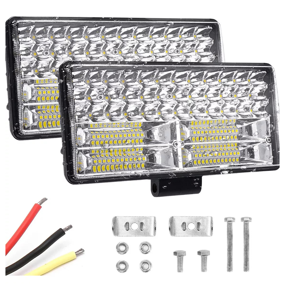 Set Mit 2 Led-traktor-arbeitsscheinwerfern, 23 Cm (9 Zoll) Fahrscheinwerfer, Zusatzscheinwerfer, 12 V-80 V, Universell Für Traktor, Lkw, Pickup Und Quad.