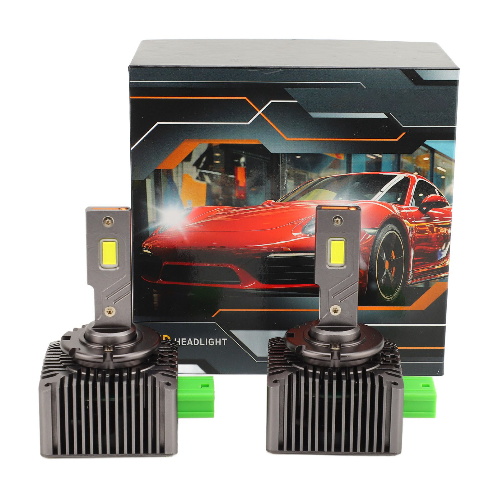 6000k Led-autoscheinwerferlampen, Kupferrohr, Wärmeableitung, Hohe Helligkeit, Dc10-32v D3s, 2er-pack