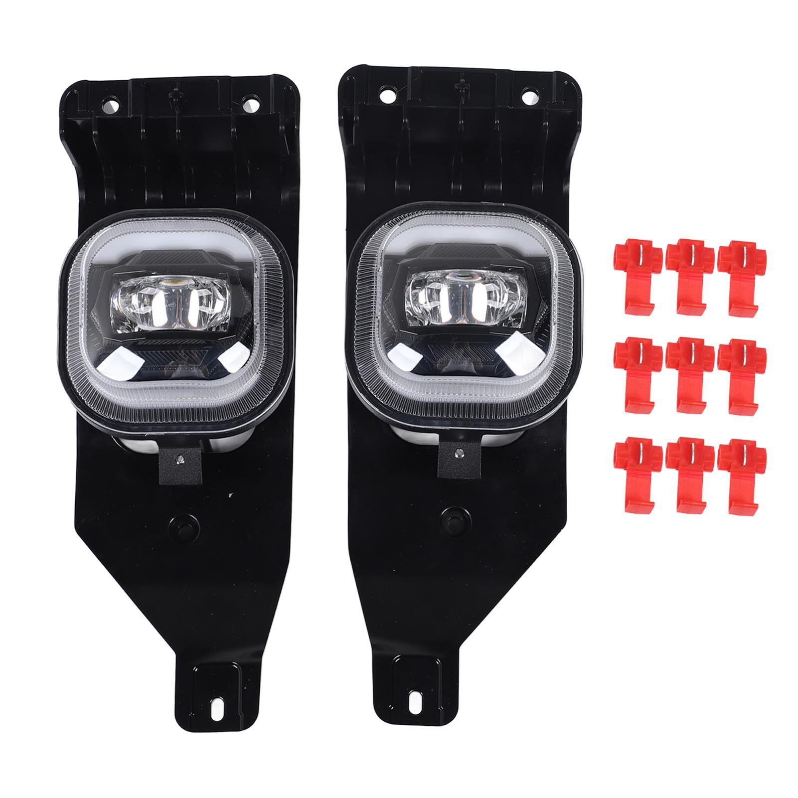 Linke Und Rechte Led-nebelscheinwerfer, 45 W Hohe Leuchtkraft, Ip67 Wasserdicht, Fo2593211, Kompatibel Mit Ford F-450 Und F-550 Super Duty