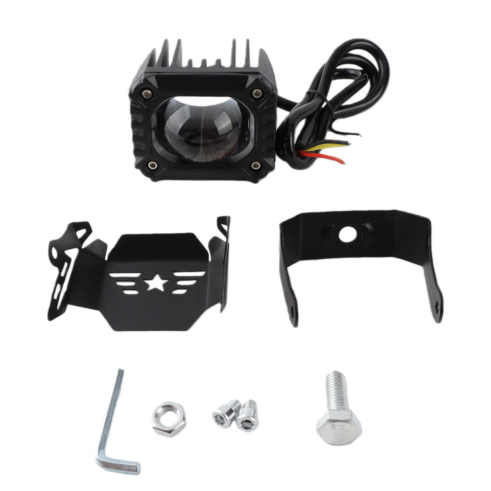 Hochleistungsfähiges, Wasserdichtes Und Stoßfestes 4-zoll-led-nebelscheinwerfer-set In Schwarz Für Lkws, Pkws Und Suvs