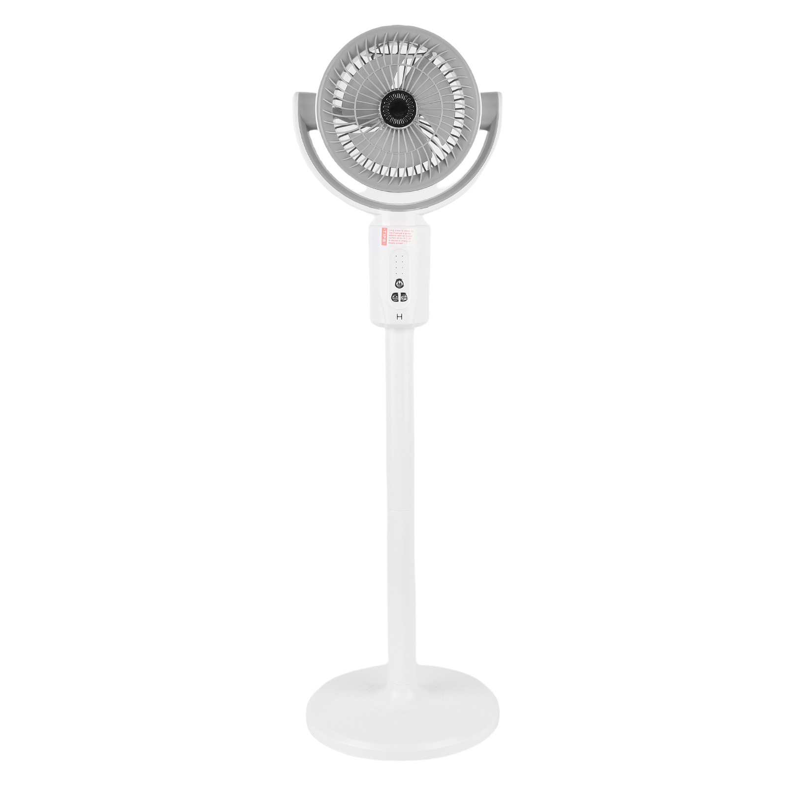 Manueller, Vertikal Oszillierender Standventilator Mit 180°-drehung, Leisem Betrieb, Fernbedienung, Verstellbarer Höhe, 5 Geschwindigkeitsstufen Und 8-stunden-timer Für Das Schlafzimmer.