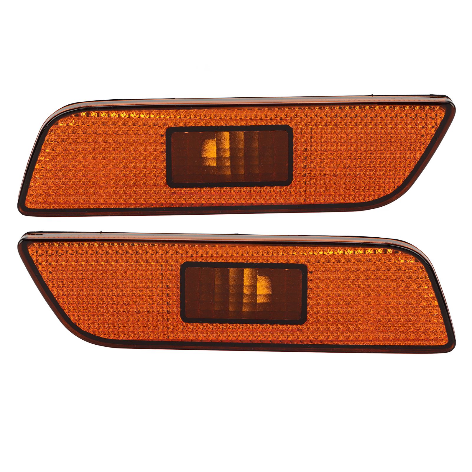 Paar Vordere Positionsleuchten 30744360 (links Und Rechts) Ohne Leuchtmittel Für Audi S80 (2002–2006), Gelb