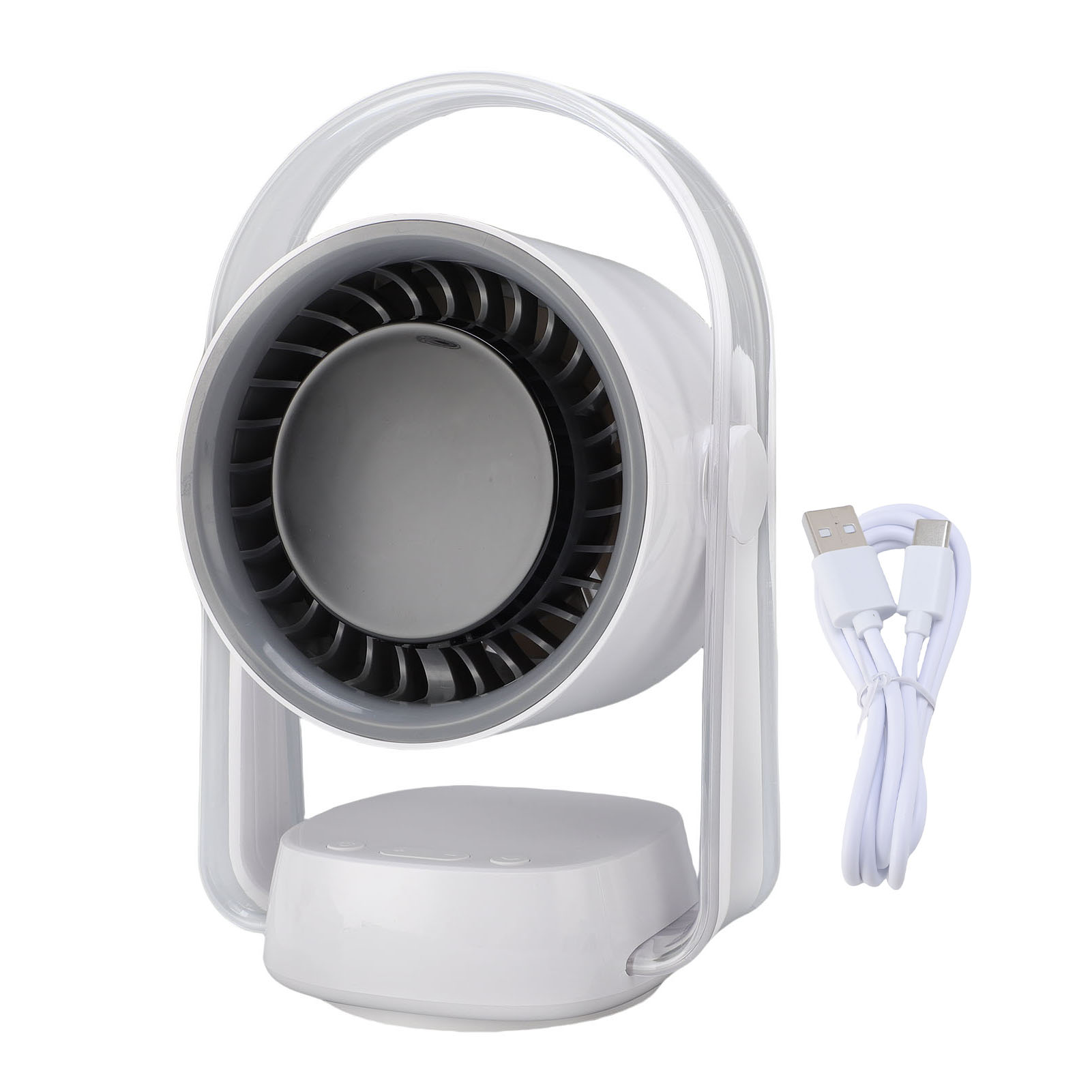 Oszillierender Tischventilator, 100 Geschwindigkeitsstufen, Leise, Wiederaufladbar, Lange Akkulaufzeit, Hochgeschwindigkeits-tischventilator Für Den Innenbereich
