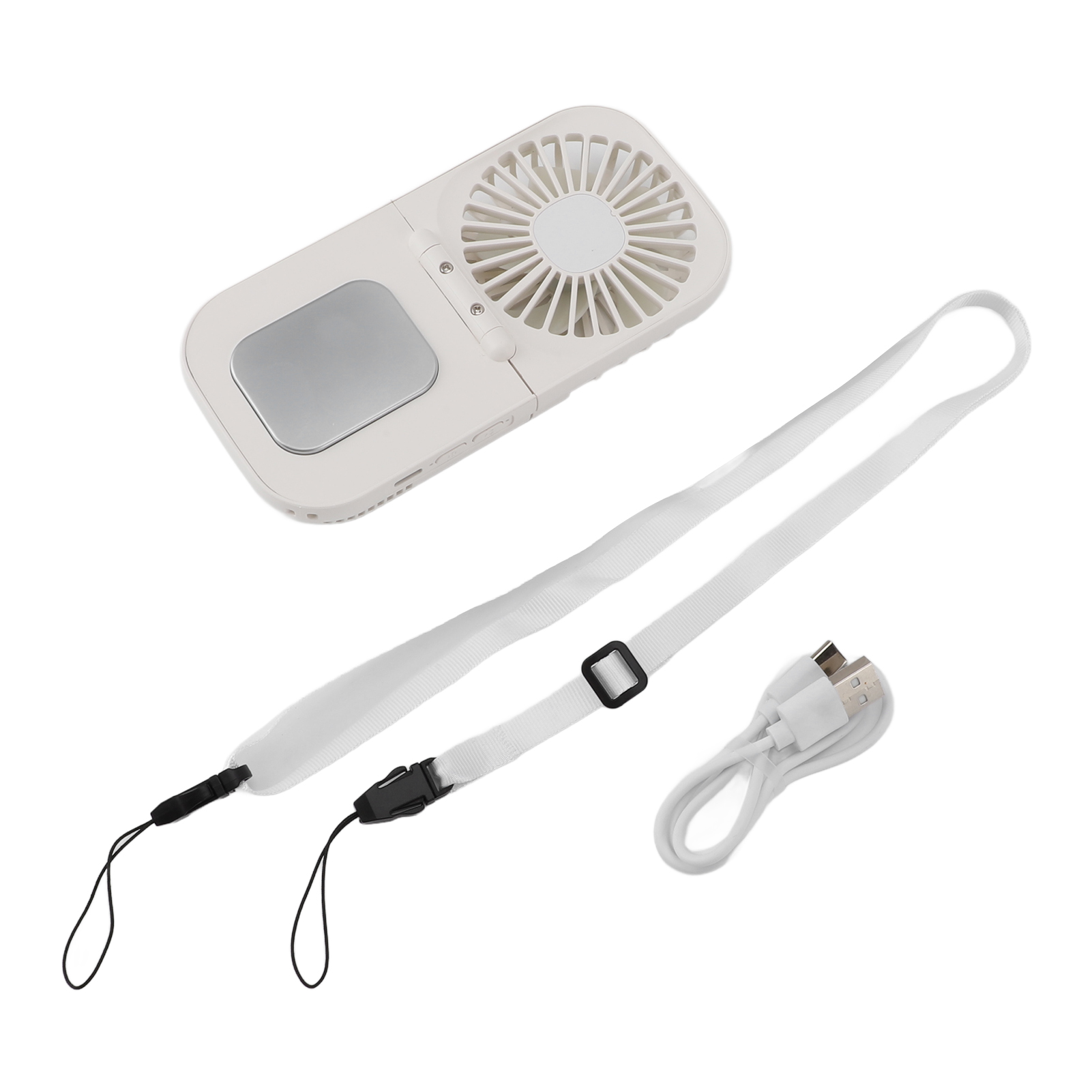Tragbarer, Faltbarer Tischventilator Mit Halbleitertechnologie, Usb-aufladbar, 2000 Mah