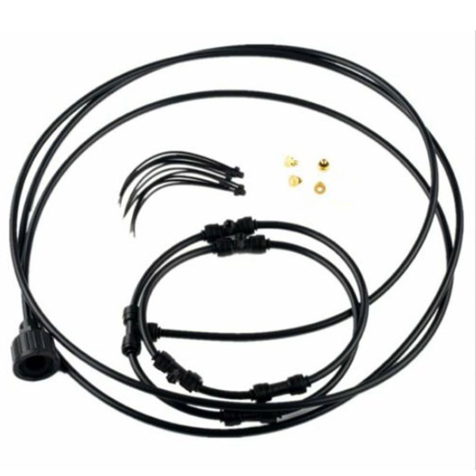 Ventilator-sprühsystem, Kühlnebelring Und Luftbefeuchter Für Den Außenbereich, Sprühkühlsystem Für Zuhause, Terrasse Und Restaurant, 30 Cm (12 Zoll)