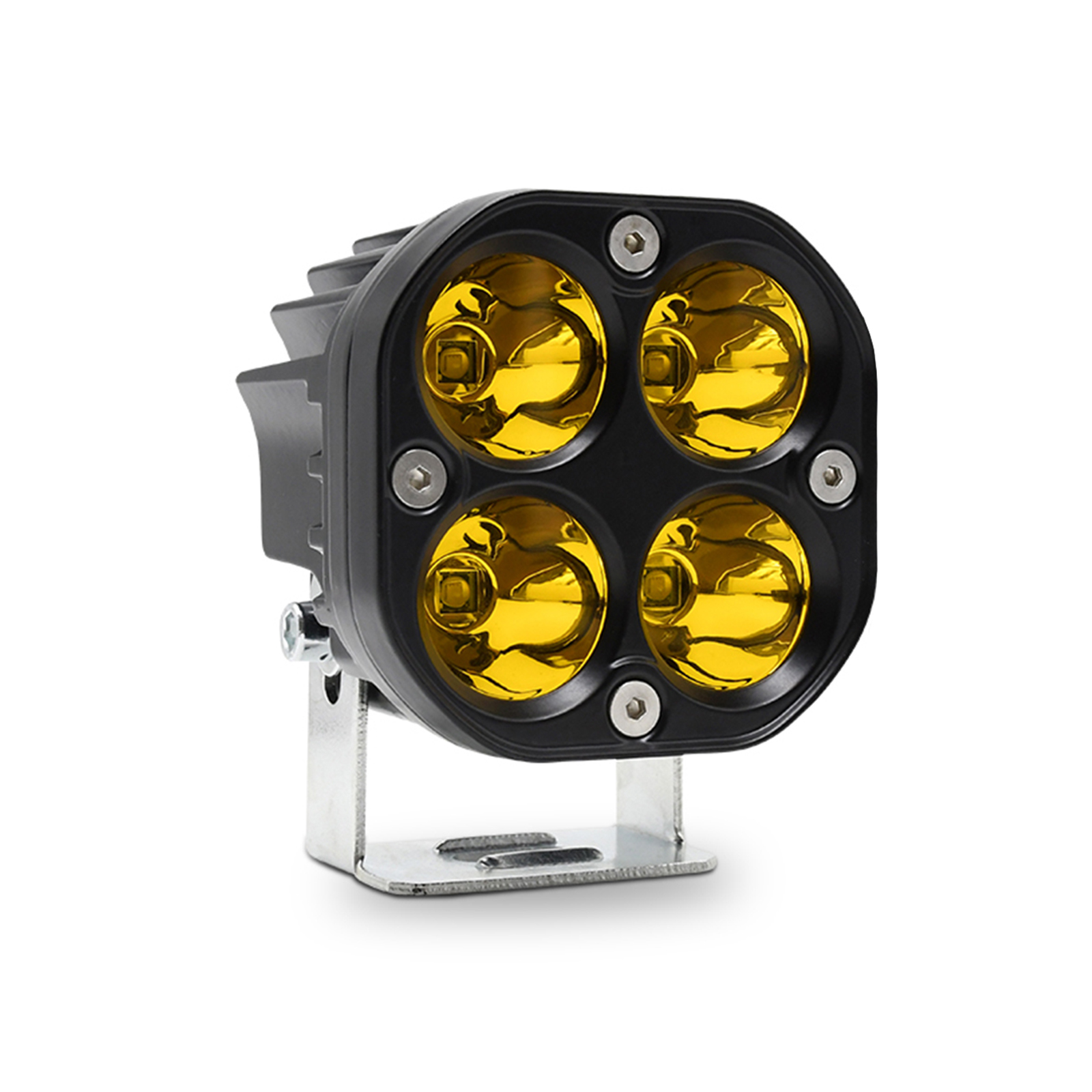 Led-fahrscheinwerfer, 1 Stück, 3 Zoll, 40 W, Ultraheller, Wasserdichter Zusatzscheinwerfer Für Auto, Motorrad, Lkw, Atv, Utv, Boot (gelb)