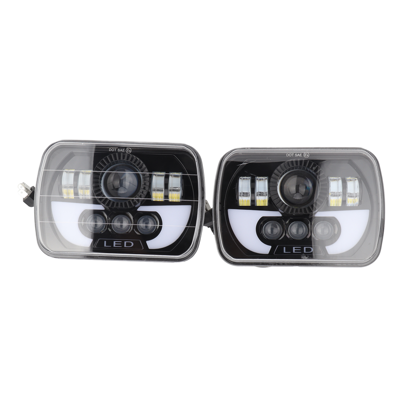 7-zoll-led-arbeitsleuchte, 30 W, Ip67 Wasserdicht, Mit 8 Leds, 6000 K, Für Geländewagen Und Lkw, 9–36 V