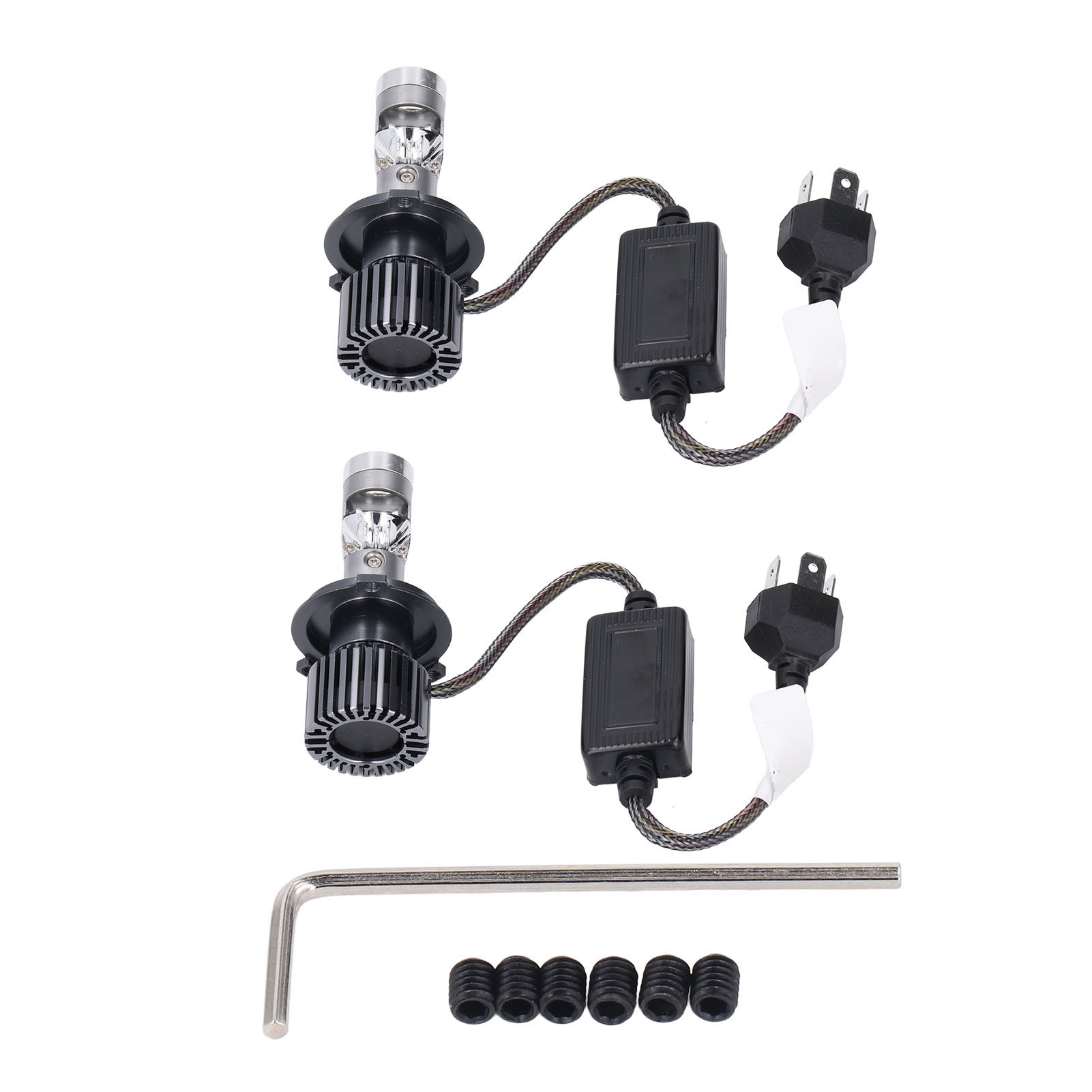 Paar 33-w-led-autoscheinwerferlampen Mit Schneller Wärmeableitung, 8000 Lm, L40-linse, Langer Lebensdauer, H4