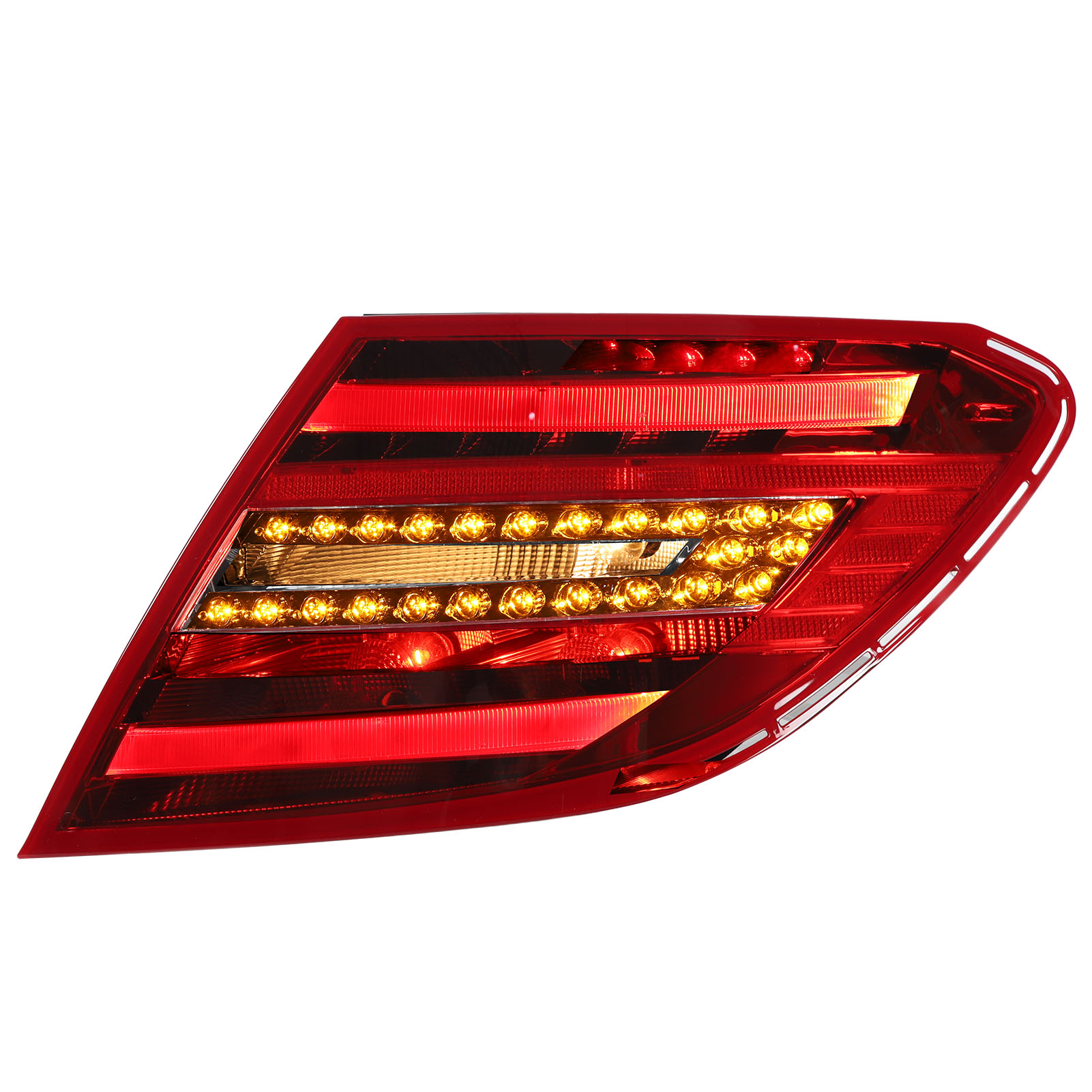 Ultrahelle Led-rückleuchte, Wasserdicht, Einfache Installation (plug & Play), Ersatz Für Mercedes-benz C-klasse W204 Facelift (2011–2015), Rechte Seite. Teilenummern: A2049060703, A2049060503, 2049060
