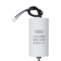 450 V 30 Μf 50/60 Hz Angeek Kondensator, Anlaufkondensator, Motorkondensator, Cbb60 Kondensator, Kondensatoren, Mit M8-anschlüssen, 50 X 106 Mm, 30 Μf, Für Motoren, Poolpumpen, Holzspalter (packung)