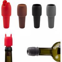 Set Mit 24 Wiederverwendbaren Stopfen Für Sekt (mit Griffen) – Diese Stopfen Aus Silikon Eignen Sich Für Verschiedene Flaschen, Darunter Bier-, Champagner- Und Proseccoflaschen.