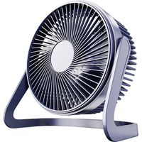 Leiser Mini-usb-tischventilator – 360°-drehung – Usb-anschluss – Kompaktes Blaues Design – 2 Geschwindigkeitsstufen – Spark