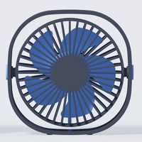 360° Drehbarer Usb-tischventilator, Mini-tragbarer, Leiser Ventilator