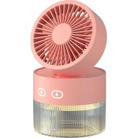 Usb-tischventilator Mit Sprühnebelfunktion, Tragbarer Ventilator Mit 350-ml-wassertank