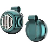 Klingenloser Nackenventilator, 15 Cm Tragbar, Leiser 360°-luftstrom, Robuster Drehclip, Freihändiges Design Fürs Büro, Umweltfreundlich.