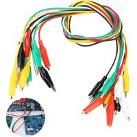50 Stück Krokodilklemmen-messleitungen, Isolierte Messkabel, Doppelseitige Messkabel Für Industrie- / Automobil- / Sonstige Komponenten