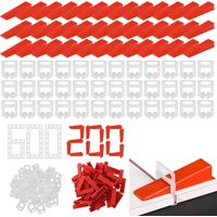 800 Stück 600 Selbstnivellierende Fliesenkreuze 200 Fliesenkeile 2 Mm Selbstnivellierende Fliesenkreuze Nivellierkeile Für Fliesen