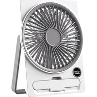 Tischventilator Mit Telefonfunktion, Kleiner, Leistungsstarker Ventilator, Geeignet Für Schlafzimmer Und Als Reise-telefonkühlgerät.