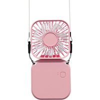 Mini-tischventilator, Usb-aufladbarer Tragbarer Ventilator, 3-stufiger Faltbarer Ventilator, Mini-tischventilator (pink) - Aquaforge