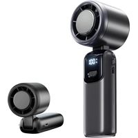 Tragbarer Usb-ventilator, 29.000 U/min, 4000 Mah Akku, Led-anzeige, 6 Stunden Akkulaufzeit, 6 Windstufen, Nackenkühlung