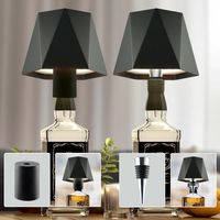 Wiederaufladbare Flaschenleuchte, Kabellos Mit Usb-akku, 2er-set, Wasserdicht (ip54), Ideal Für Tisch, Party Und Hotel