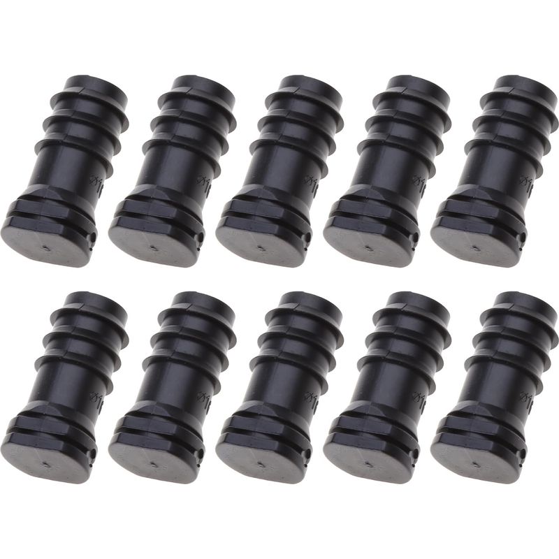 Schlauchendkappe (10er-pack) – Tropfbewässerungsschlauchanschluss – Rohrverbinder – Gartenbewässerungszubehör (17 X 33 X 15 Mm)