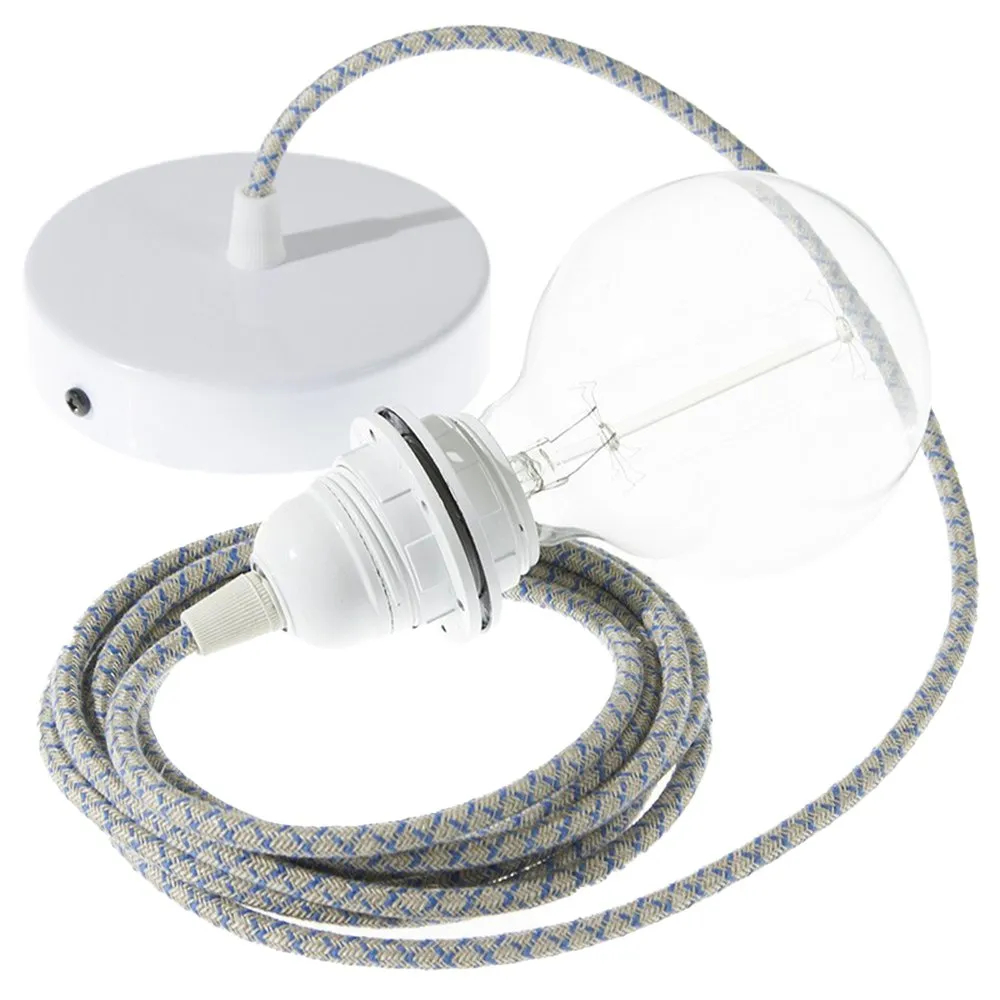 Hängelampe Creative-cables Rd65 Lozenge Kupfer 50 Cm