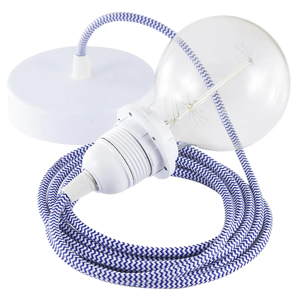 Hängelampe Creative-cables Rz12 Zigzag 105w 20 Cm