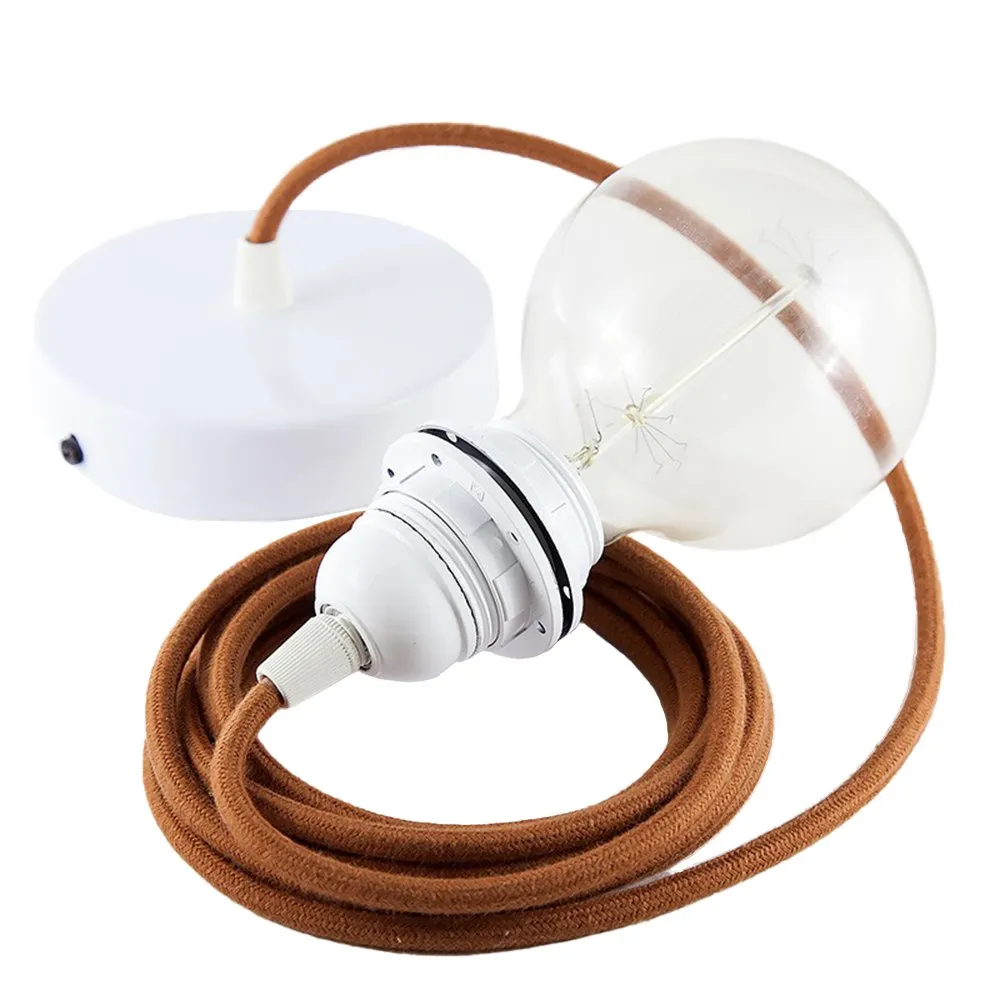 Hängelampe Creative-cables Rc23 Höhenverstellbar Kupfer