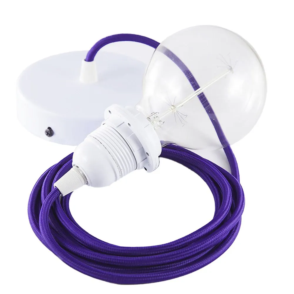 Hängelampe Creative Cables Rm14 Leistung 105w Textil