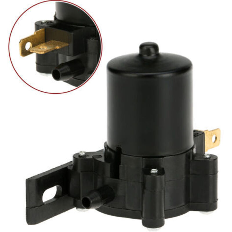 Pompe De Lave-glace Universelle 12v, Eau De Pare-brise Pour Voiture, Van, Bus, Camion