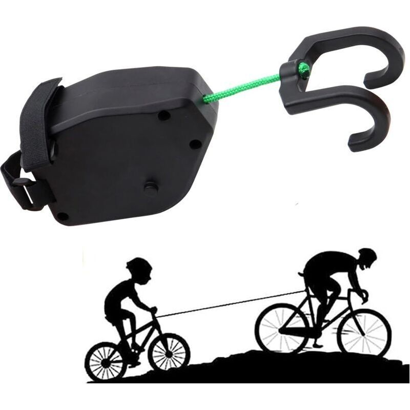 Barre De Traction Rétractable Pour Vélo Enfant, Ceinture De Sécurité Cyclisme Et Activités Extérieures, Accessoire Pratique Et Sûr