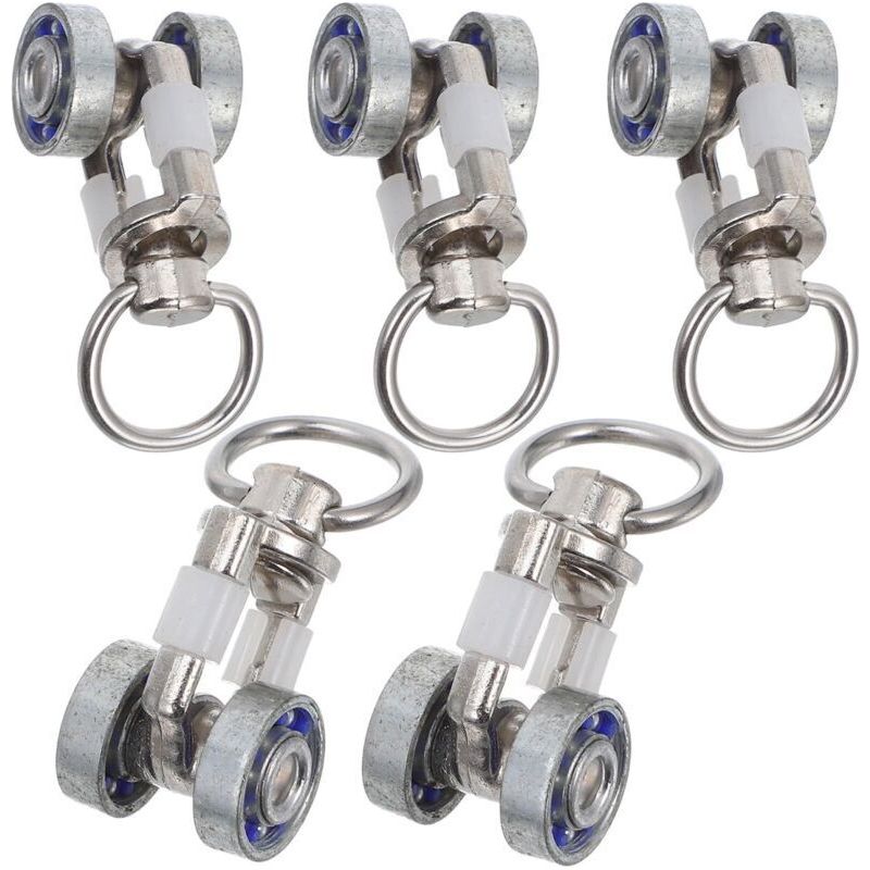 Roulettes Silencieuses Pour Pergola Et Rideau, Poulies Métalliques Durables, Roues De Glissière Robustes