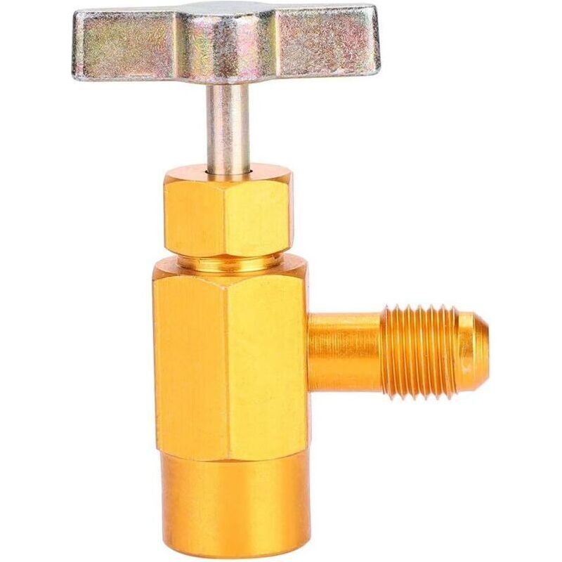 Adaptateur Filetage Sae 1/4" Vers Acme 1/2" Pour Réfrigérant R-134a, Robinet De Valve Ac Et Outil De Distribution